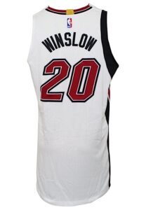 4/17/2016 Justise Winslow Miami Heat Rookie Game-Used Jersey