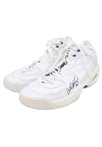 4/18/1998 Allan Houston Game-Used & Autographed Sneakers