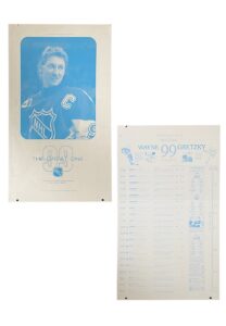 4/18/1999 Wayne Gretzky NY Times Final Game Printing Plates