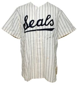 4/2/1994 Royce Clayton 1955 TBTC San Francisco Seals Game-Used & Autographed Home Uniform with Cap