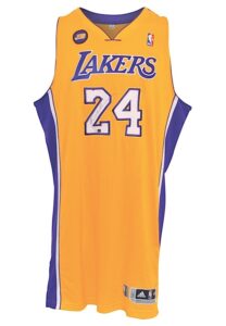 4/2/2013 Kobe Bryant Los Angeles Lakers Game-Used & Autographed Home Jersey