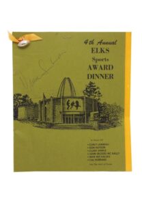 4/26/1965 Program Signed by Curly Lambeau, Vince Lombardi & Others