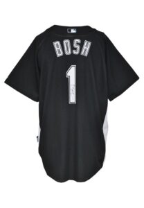 4/28/2010 Chris Bosh Florida Marlins First Pitch Worn & Autographed Jersey