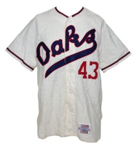 4/3/1994 Dennis Eckersley Oakland Oaks Throwback Game-Used Uniform