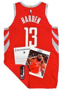 4/7/2019 James Harden Houston Rockets Game-Used Jersey