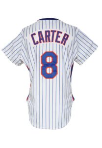 4/9/1985 Gary Carter New York Mets Game-Used Home Jersey