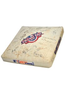 4/9/2007 New York Mets Opening Day Game-Used & Team-Signed Base