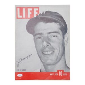 5/1/1939 Joe DiMaggio Autographed Life Magazine