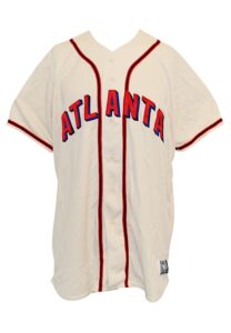 5/13/2014 Evan Gattis Atlanta “Black Crackers” Braves Game-Used & Autographed TBTC Home Jersey