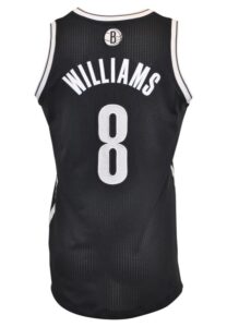 5/14/2014 Deron Williams Brooklyn Nets NBA Playoffs Game-Used Road Jersey