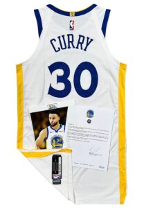 5/14/2019 Stephen Curry Golden State Warriors Western Conference Finals Game-Used Jersey