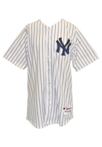 5/18/2014 Brian McCann New York Yankees Game-Used & Autographed Home Pinstripe Jersey