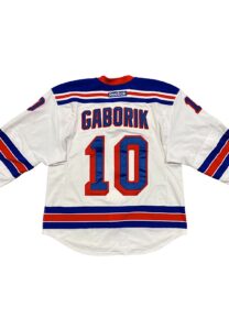 5/2/2012 Marian Gaborik NY Rangers Playoffs Game-Used Jersey