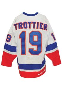 5/21/1981 Bryan Trottier NY Islanders Stanley Cup Finals Game 5 Game-Used Home Jersey