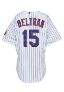 5/21/2006 Carlos Beltran New York Mets Game-Used Home Jersey