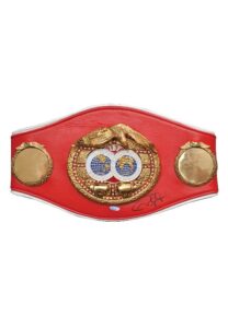 5/22/1993 Roy Jones, Jr. Autographed IBF Middleweight Championship Belt