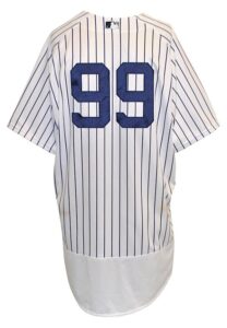 5/26/2017 Aaron Judge New York Yankees Game-Used Rookie Home Jersey