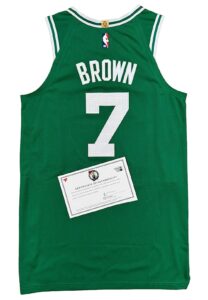 5/29/2023 Jaylen Brown Boston Celtics Eastern Conference Finals Game-Used Jersey