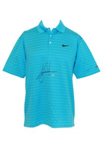 5/3/2007 Tiger Woods “Wachovia Championship” Tournament-Worn & Autographed Golf Polo