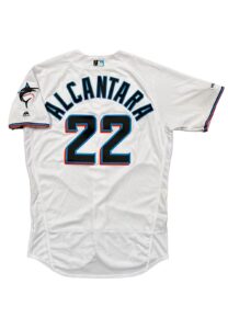 5/30/2019 Sandy Alcantara Miami Marlins Game-Used Home Jersey