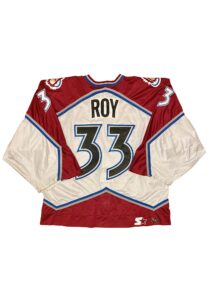 5/4/1998 Patrick Roy Colorado Avalanche NHL Playoffs Game-Used Jersey