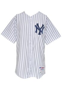 5/4/2014 Brian McCann New York Yankees Game-Used & Autographed Home Jersey