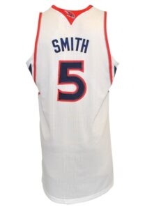 5/8/2012 Josh Smith Atlanta Hawks NBA Playoffs Game-Used Home Jersey