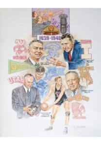 “50 Years of the NCAA Final Four” Limited Edition Lithograph Set by John Boyd Martin