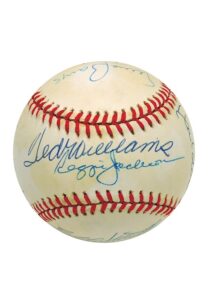 500 Home Run Club Members Autographed Baseball