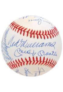 500 Home Run Club Multi-Signed Baseball