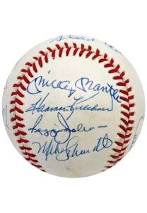 500 Home Run Club Multi-Signed OAL Baseball