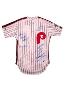 500 Home Run Club Multi-Signed Philadelphia Phillies Home Jersey