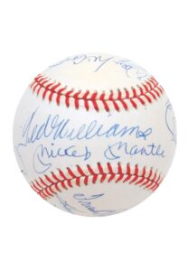 500 Home Run Club Signed Baseball