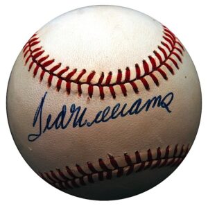 500 Home Run Club Single-Signed Baseballs with Williams, Mays & Others