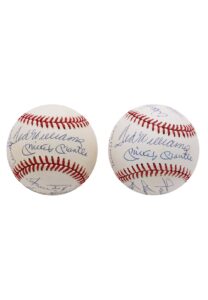 500 Home Run Hitters Multi-Signed Baseballs