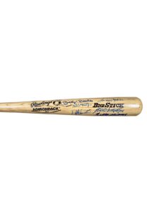 500 Home Run Hitters Multi-Signed Bat