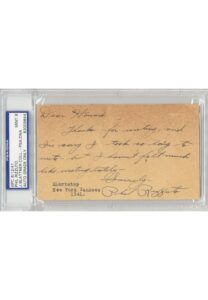 6/12/1941 Phil Rizzuto Handwritten & Signed Postcard