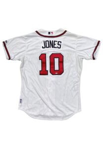 6/12/2012 Chipper Jones Atlanta Braves Game-Used Jersey