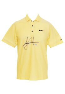 6/15/2007 Tiger Woods “US Open” Tournament-Worn & Autographed Golf Polo