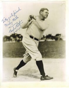 6/15/48 Babe Ruth Signed “To my good friend” 8×10 Photo