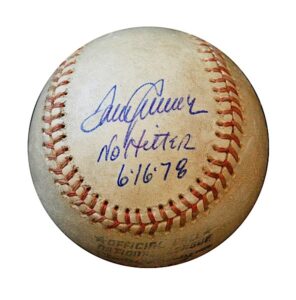 6/16/1978 Tom Seaver Cincinnati Reds Game-Used & Autographed No-Hit Baseball