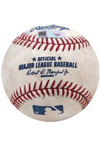 6/16/2016 Alex Rodriguez NY Yankees Game-Used Career Hit #3,100 Baseball