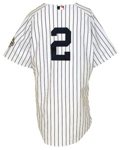 6/18/2009 Derek Jeter New York Yankees Game-Used Home Jersey with Inaugural Season Patch