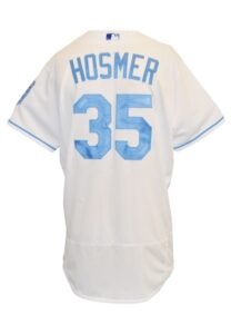 6/19/2016 Eric Hosmer Kansas City Royals Father’s Day Game-Used Home Jersey