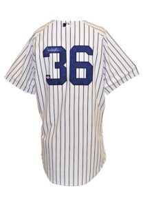 6/22/2014 Carlos Beltran New York Yankees Game-Used & Autographed Pinstripe Home Jersey