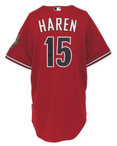 6/23/2010 Dan Haren Arizona Diamondbacks Game-Used Alternate Jersey