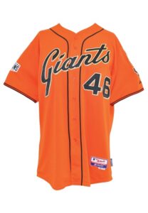 6/26/2015 Santiago Casilla San Francisco Giants Game-Used Home Jersey