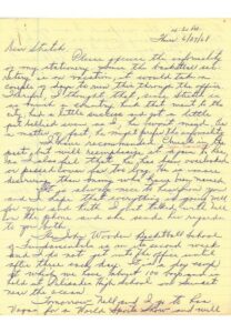 6/28/1968 John Wooden UCLA Hand-Written Letter to HoFer Stretch Murphy