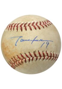 6/28/2014 Masahiro Tanaka New York Yankees Game-Used & Autographed Baseball