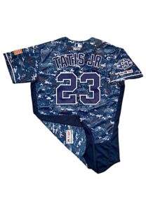 6/30/2019 Fernando Tatis Jr. San Diego Padres Rookie Game-Used Blue Camo Alternate Jersey